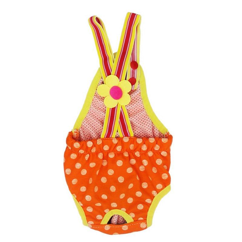 Pet Polka Dot Strap Physiological Pants Anti-Harassment Panties-5