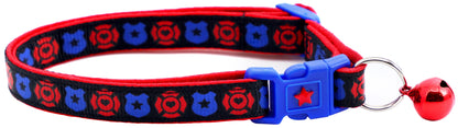 Fire and Police Badges Cat Collar-1