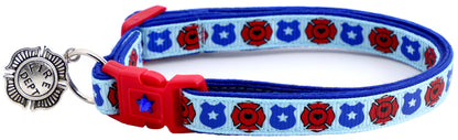 Fire and Police Badges Cat Collar-19