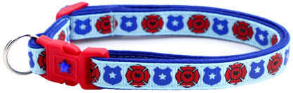 Fire and Police Badges Cat Collar-40