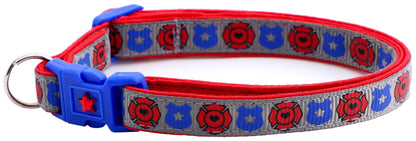 Fire and Police Badges Cat Collar-41