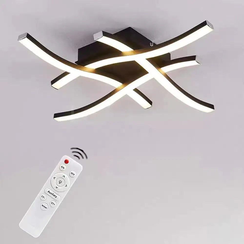 Modern LED Ceiling Light with Double Circles for Hallway