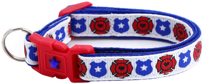 Fire and Police Badges Cat Collar-46