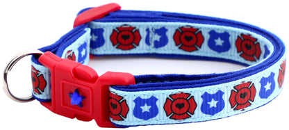 Fire and Police Badges Cat Collar-44