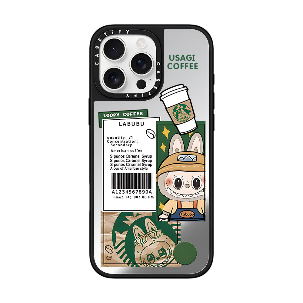 Labubu Starbucks Obsession Phone Case-0