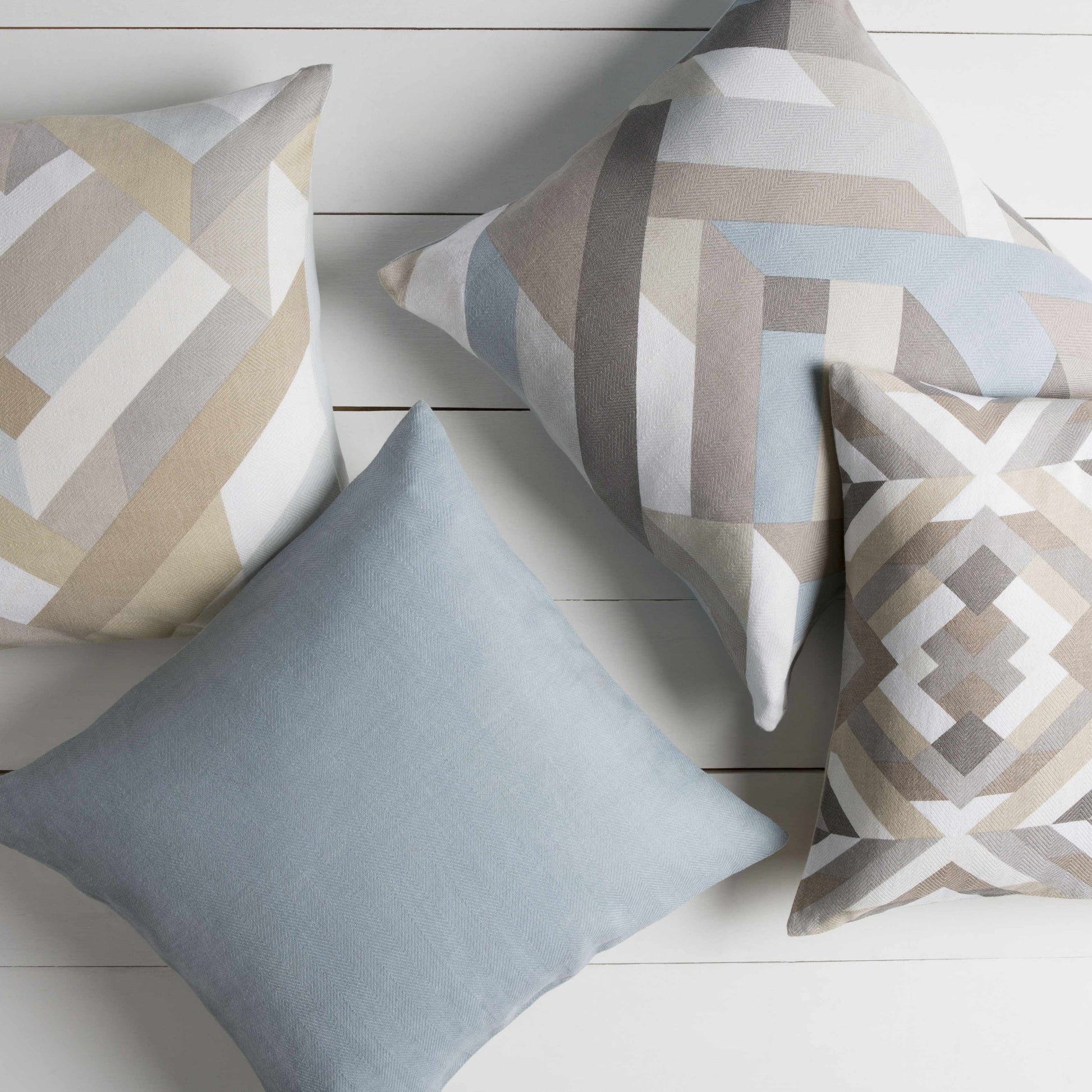 Curlew Modern Geometric Throw Pillow - Clearance-2