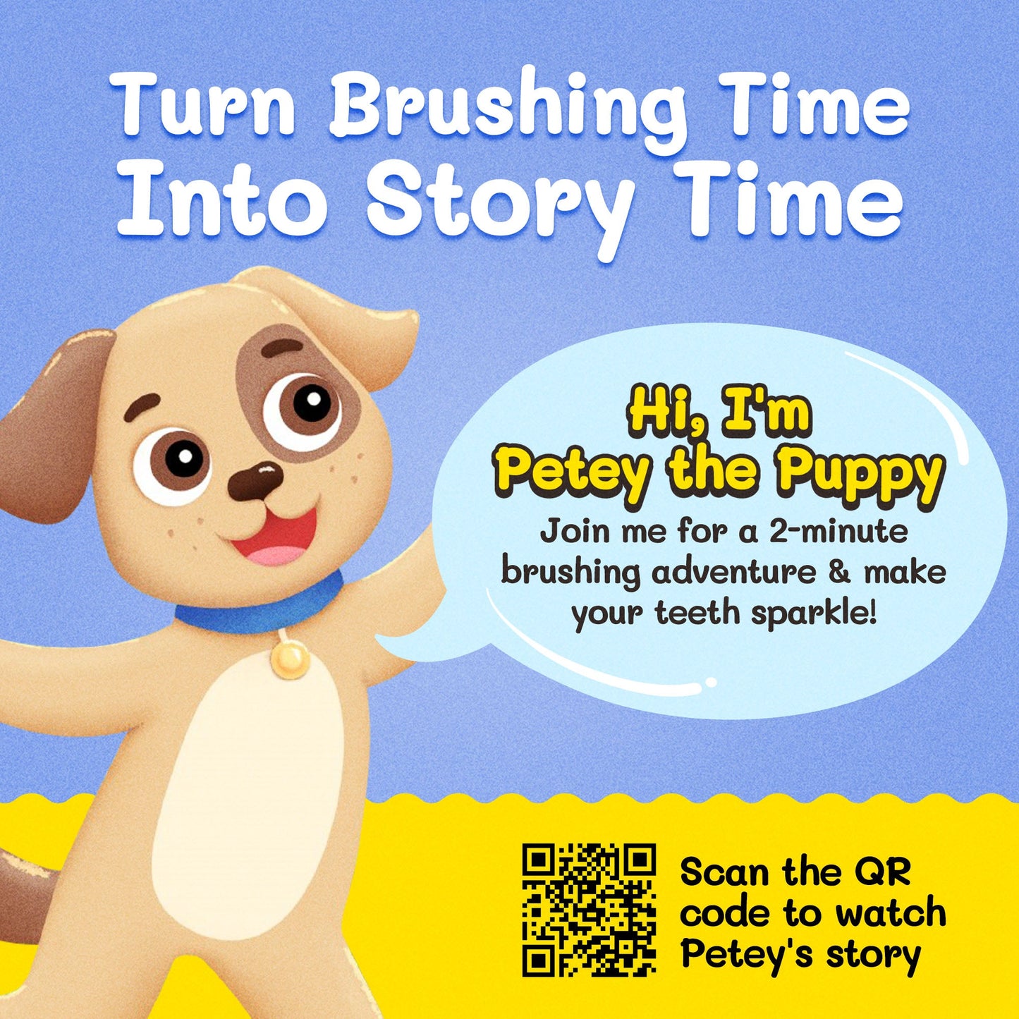 Petey the Puppy Toothbrush for Kids With Bonus Brush-2