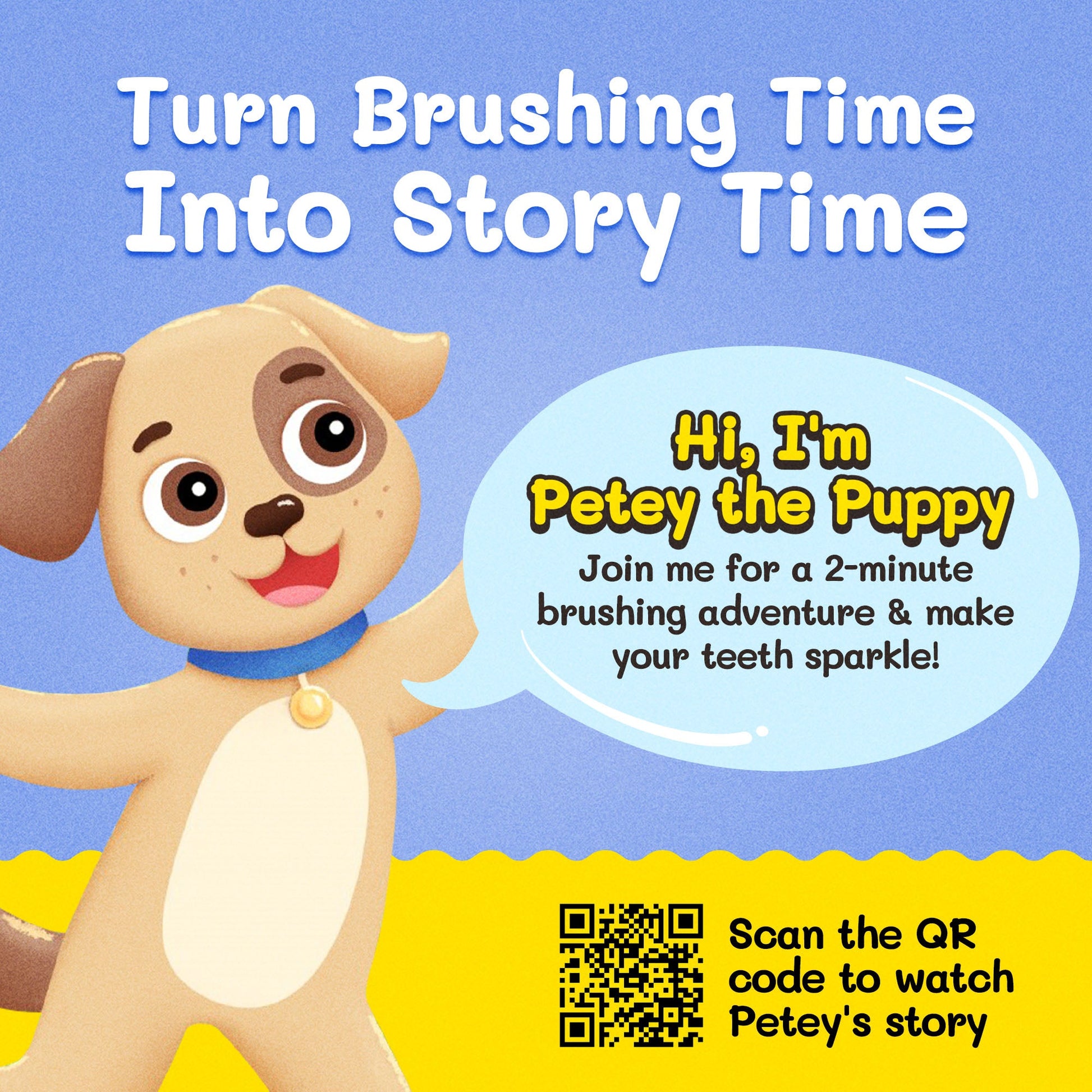 Petey the Puppy Toothbrush for Kids With Bonus Brush-2