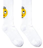 Original Design White Mustache Emoji Sports Socks